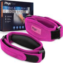 Elbow Brace, pacote com 2 PhysFlex, para tênis e jogadores de golfe masculinos e femininos Elbow Brace, pacote com 2 PhysFlex, para tênis e jogadores de golfe masculinos e femininos
