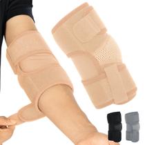 Elbow Brace Vive Tennis com manga de compressão para jogadores de golfe bege