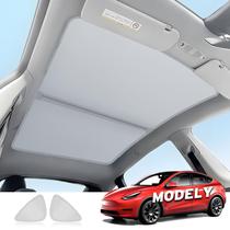Elção de guarda-sóis de telhado para Tesla Model Y 2021-2024 Glass Roof Elção de guarda-sóis de telhado para Tesla Model Y 2021-2024 Glass Roof