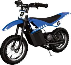 Electric Dirt Bike Razor MX125 para crianças de 7 anos ou mais - azul