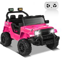 Electric Ride on Car XVD 12V Kids com controle remoto rosa