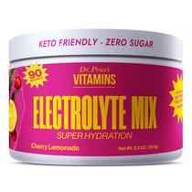 Electrolyte Mix Dr. Price, limonada de cereja sem açúcar, 90 unidades