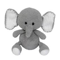 Elefante Amigurumi Crochê Decoração Bebê Infantil Crochet