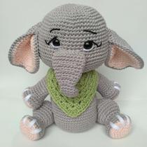 Elefante Ana de crochê - Daucyamigurumi