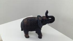 Elefante Azul com Cobre 17 x 17 x 5 cm - Entrecasa