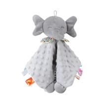 Elefante Bebê Cobertor Mordedor Chocalhos Móvel Macio Aconchego Brinquedo Animal De Pelúcia Para