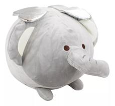 Elefante Cinza Asas 25cm - Pelúcia