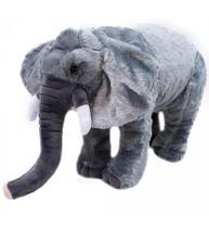 Elefante Cinza Realista 15cm - Pelúcia Enfeite Safári Elefante Cinza Realista 15cm - Pelúcia Enfeite Safári