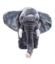 Elefante Cinza Realista 22cm Pelúcia Enfeite - Fofy Toys