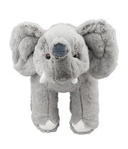 Elefante Cinza Tromba Levantada 22cm - Pelúcia