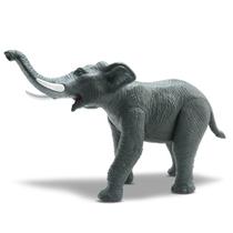 Elefante De Brinquedo Animal Articulado Vinil 28cm - Decoração - Silmar Elefante De Brinquedo Animal Articulado Vinil 28cm - Decoração - Silmar