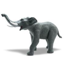 Elefante De Brinquedo Animal Articulado Vinil 28cm - Decoração - Silmar