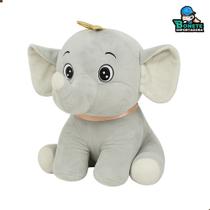 Elefante de Pelúcia 45cm Antialérgico Lavável com Zíper - Infantil Elefante de Pelúcia 45cm Antialérgico Lavável com Zíper - Infantil