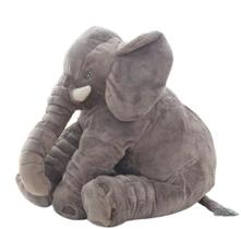 Elefante de Pelúcia 60cm Antialérgico Almofada Travesseiro varias cores