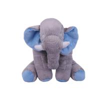 Elefante De Pelúcia 80 cm Cinza Para Crianças Coleção Baby