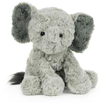 Elefante de pelúcia GUND Cozys Collection cinza de 10 cm por mais de 1 ano Elefante de pelúcia GUND Cozys Collection cinza de 10 cm por mais de 1 ano