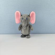 Elefante De Pelúcia Que Anda E Canta Com Orelhas Móveis, Brinquedo De Pelúcia Fofo, Brinquedo