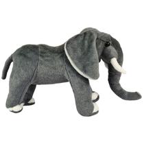 Elefante de Pelúcia Realista Safari 35cm Decoração Nicho