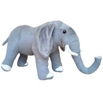Elefante de Pelúcia Realista Safari Savana Decoração Grande Elefante de Pelúcia Realista Safari Savana Decoração Grande