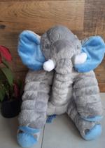 Elefante de pelúcia travesseiro almofada infantil 60cm Antialérgico