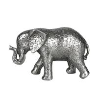 Elefante de resina prateado - na3048 - BTC