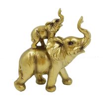 Elefante Decorativo em Resina Gold - MARTINS E MARTINS