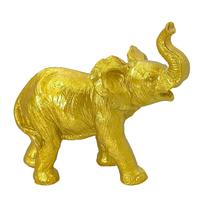 Elefante Decorativo Em Resina Indiano Sabedoria Sorte 05