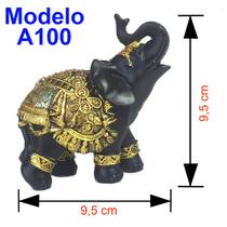 Elefante Decorativo Em Resina Indiano Sabedoria Sorte