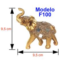 Elefante Decorativo Em Resina Indiano Sabedoria Sorte