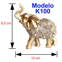 Elefante Decorativo Em Resina Indiano Sabedoria Sorte