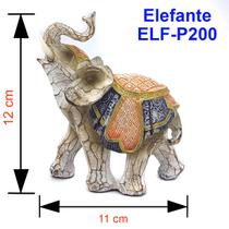 Elefante Decorativo Em Resina Indiano Sabedoria Sorte