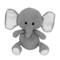 Elefante Guga Amigurumi Crochê Quarto Bebê Infantil Unissex