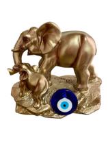 Elefante Indiano Olho Grego Sorte E Sabedoria Decor Enfeite