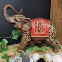 Elefante novo vermelho 22cm