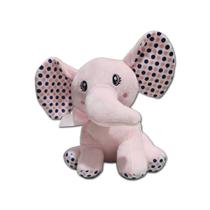 Elefante Pelúcia Elefantinho Fofo 25cm Antialérgico Decoração Rosa Cód. 1765