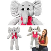 Elefante Pelucia Grande 90cm Decoracao Quarto Antialergico