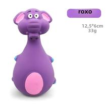 Elefante Roxo Branco Vaca Marrom Gorda Barriga Brinquedo De Cachorro De Desenho Animado Resistente À