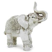 Elefante Sorte Indiano Enfeite Sabedoria Escultura de Resina - M3 Decoração