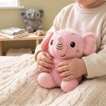 Elefantinho De Pano E Pelúcia 17cm Para Bebê Naninha Quarto Infantil Elefantinho De Pano E Pelúcia 17cm Para Bebê Naninha Quarto Infantil