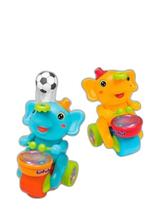 Elefantinho Equilibrista Luzes Led E Música Diversão