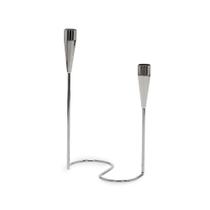 Elegance Silver Castical Duplo Em Metal Prata Mart 28 Cm Prateado Elegance Silver Castical Duplo Em Metal Prata Mart 28 Cm Prateado