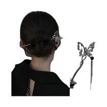 Elegante Grampo De Cabelo Com Borboleta E Franjas Para Mulheres E Meninas, Estilo Chinês Antigo, Elegante Grampo De Cabelo Com Borboleta E Franjas Para Mulheres E Meninas, Estilo Chinês Antigo,
