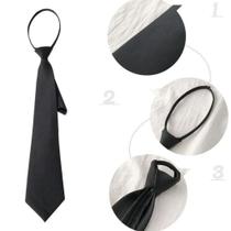Elegante gravata com ziper collegiante unissex tipo de tendência Elegante gravata com ziper collegiante unissex tipo de tendência