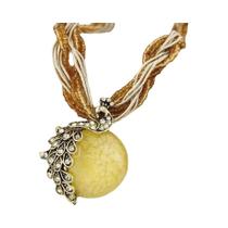 Elegante vintage franjas borla pingente colar design pavão para suéteres femininos