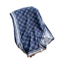 Elegante Xale De Imitação De Cashmere Com Padrão Jacquard, Cachecol Quente Para Moda De Inverno 2024