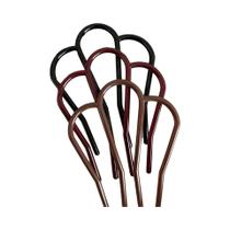 Elegantes Grampos De Cabelo Coreanos Em Acrílico, Pentes E Grampos Em Forma De U, Acessórios De Elegantes Grampos De Cabelo Coreanos Em Acrílico, Pentes E Grampos Em Forma De U, Acessórios De