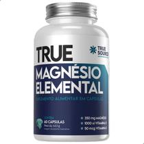 Elemental Magnésio com Vitaminhas D e K 60 Caps True Source