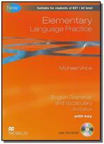 Elementary Language Practice - Book With Key And CD-ROM - Third Edition - Macmillan - ELT