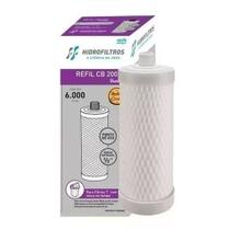 Elemento filtrante para água carbon block 7" com rosca - cb200