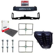 Elemento Filtro Ar + Suporte + Emblema Frontal Cg 125 93.99